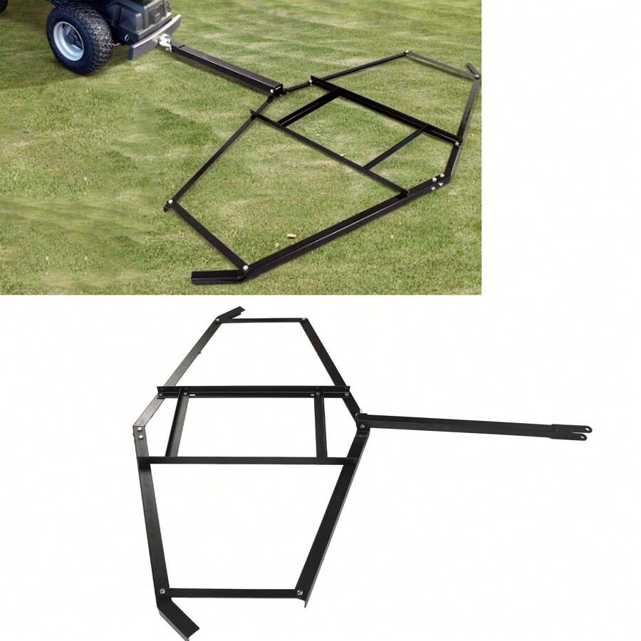74 Inch Drag Driveway Tractor Harrow Heavy Duty Steel Lawn Leveling ...