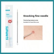 4 Pieces Professional Acne & Blackhead Remover Tool Kit - Includes Blackhead Extractor, Pimple Needle, Comprehensive Facial Cleansing Tool (Rose Gold 4 Pieces Set)