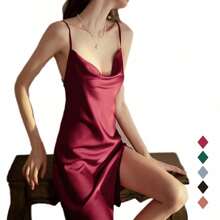 Colombian Silk Forged Adjustable Sexy Strap Dress