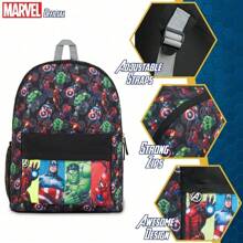Marvel Spiderman Backpack Avengers Rucksack School Bag Daypack Travel Days Out PE Sports Gift - A - View 3