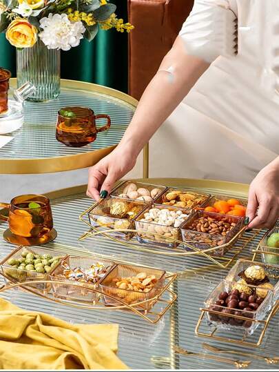 1 set Set vassoio decorativo per spuntino in stile europeo