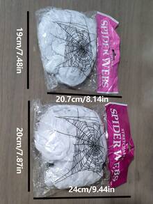 100g/40g Spider & Small Spiders Halloween Spider Web Spider Silk Spider Party Haunted House Decoration Props - Multicolor - View 11