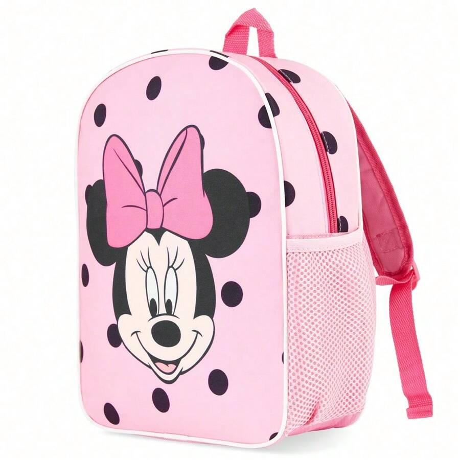 Disney Stitch Backpacks Elsa Minnie Mouse Backpack Rucksack Nursery Pre School Bags Travel Holiday Gift - A - View 1