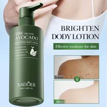 250ml牛油果烟酰胺身体乳液美白保湿滋养干燥肌肤保持水润滋养 - 白色 - 查看 1