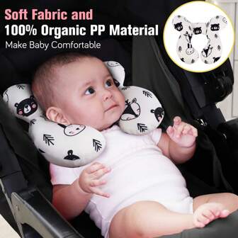 KAKIBLIN 1 Pcs Baby Travel Neck Support Pillow Baby Seat Head Support For Car Seat Pushchair
