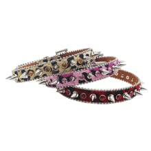 豹纹特别时尚酷仙女一排钻水钻女生项圈女士男士锁骨链饰品礼物Y2k风格夜店 - 彩色 - 查看 9