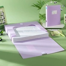 Caixa de Arquivo A4 Morand, Suporte de Documentos, Pasta de Arquivo de Contrato/Pessoal, Caixa de Armazenamento de Documentos de Plástico e Papel, De Volta às Aulas, Suprimentos Escolares