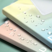 1pc, B5/A5, 136pages, Waterproof Soft PP Cover Notebook, Colorful Minimalist Diary Notebook, Lined Journal, Ideal For Office, Home, School Note Taking.