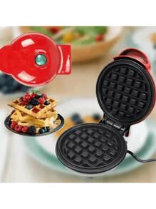 Waffle Maker - Nonstick Small Electric Waffle Iron With Indicator Lights | Safe And Compact Mini Waffle Iron Machine For Grilled Cheese Brownies Cookies - Nhiều màu - Xem 1
