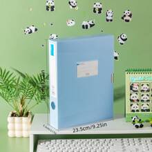 Caixa de Arquivo A4 Morand, Suporte de Documentos, Pasta de Arquivo de Contrato/Pessoal, Caixa de Armazenamento de Documentos de Plástico e Papel, De Volta às Aulas, Suprimentos Escolares