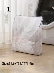 1 件网状洗衣袋洗漱袋、旅行网状洗衣洗漱袋、内衣洗衣篮洗衣袋收纳袋网洗衣机袋大容量脏衣袋、防变形衣物储物箱、耐用可重复使用烘干袋、织物机洗专用袋洗涤防护袋、适用于衬衫、长袜、服装和洗衣、家庭整理、适用于精致衣物、内衣、袜子和内衣返校用品