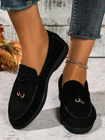 Women's Newest Bohemian Retro High-End Fashionable Anti-Slip Lightweight Casual Slip-On Flat Loafers For Ladies
