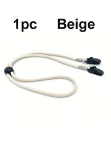1 pièce Cordon de menton de chapeau avec clip, corde de fixation de chapeau ajustable pour hommes et femmes, couleur unie, clips de sangle de chapeau ajustable, accessoires de voyage, corde coupe-vent pour casquettes de baseball, chapeaux de seau, cordon de chapeau portable pour voyages, camping, extérieur, plage, vacances d'été, rentrée scolaire - Multicolore - Voir 10