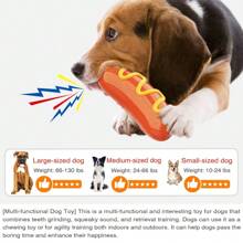 Dog Lover And Dog Mom Love Toy Vocal Teething Stick Hot Dog Lover And Dog Mom Love Sausage Shape Cat/Dog Lover Gift And Dog/Cat Mom Love Pet Supplies
