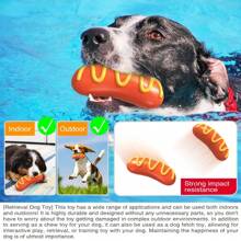 Dog Lover And Dog Mom Love Toy Vocal Teething Stick Hot Dog Lover And Dog Mom Love Sausage Shape Cat/Dog Lover Gift And Dog/Cat Mom Love Pet Supplies