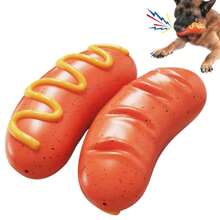Dog Lover And Dog Mom Love Toy Vocal Teething Stick Hot Dog Lover And Dog Mom Love Sausage Shape Cat/Dog Lover Gift And Dog/Cat Mom Love Pet Supplies