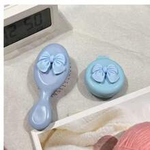 Bow Design Fine-Tooth Air Cushion Hair Brush - Mini Hair Comb Suitable For Normal Hair - one-size - View 7