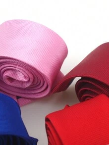 Men's Slim Tie - Elegance And Style For Any Occasion - 紫色 - 查看 3