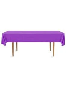 1/3/5 件，高品质塑料桌布，装饰性矩形一次性纯色厚大号 PEVA 桌布，137x274cm 纯色桌布，用于派对装饰，适合派对、活动、婚礼、室内和室外的塑料桌布 - 彩色 - 查看 13