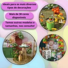 9-Inch Plain Latex Balloon 50 Units Birthday Party - trái cam - Xem 3