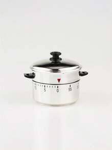 1pc, Kitchen Timer Alarm, Mechanical Kettle Shaped Timer Clock, Counting 60 Minutes Cuisine Kettle Styling Clockwork Timer, Kitchen Utensils, Kitchen Supplies, Kitchen Accessories, Kitchen Stuffs - Multicolor - View 6