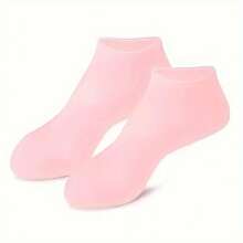 1/2 Pairs Silicone Foot Care Socks, For Dry Cracked Heels And Softening Rough Skin, Unisex Foot Care Tool, Suitable For Pedicure, Home Foot Care, High Elasticity Compression Socks, Suitable For Pairing With Massage And Moisturizing Foot Gel - Multicolor - View 17