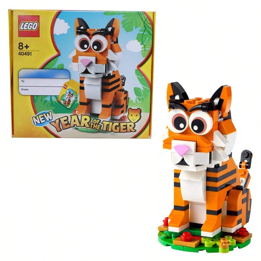 Bộ đồ chơi xếp hình LEGO 40491 Year Of The Tiger Kids - Nhiều màu - Xem 1