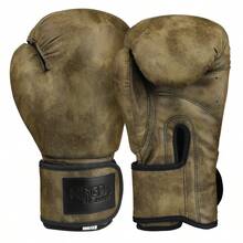 GINGPAI BOXING Luvas de Boxe Profissionais para Treino de Saco de Pancada Muay Thai, Adulto e Juventude, 8oz/10oz/12oz, Estilo Vintage - Multicolorido - Visão 7