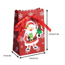 12 件圣诞礼品袋，圣诞糖果袋，节日糖果袋，用于送礼，圣诞零食糕点纸杯蛋糕饼干布朗尼甜甜圈圣诞派对礼品袋，散装，万圣节，万圣节装饰 - 彩色 - 查看 9