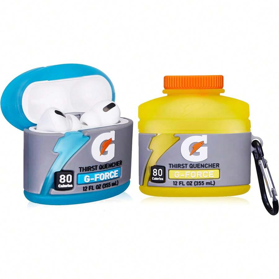 1 个硅胶保护壳，兼容 Apple AirPods 2/1、AirPods Pro 2，柔软硅胶全覆盖，紫薯设计（注意：仅包含保护壳） - airpod pro 2 - 查看 1