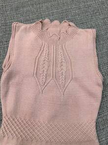 Women's Modal Bodysuit - 藕粉色 - 查看 2