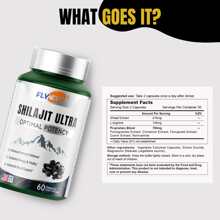 Pure Himalayan Shilajit 40000mg Maximum Potency Capsules 60 Count With L-Arginine & Proprietary Blend For Enhanced Energy And Immune Support Men & Women Better Than Shilajit Resin, Energize By DayTime & Enjoy By Nighttime | 30-Days Supply , 60 Capsules - 無味的 - 查看 10