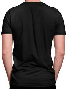 Men's T-Shirt Astronaut Universe Oversized Streetwear Shirt - 黑色 - 查看 3