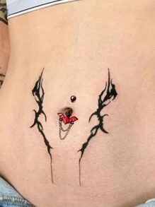 1 pièce Anneau de nombril décoratif en forme de chauve-souris avec pierres strass, araignée en web et crâne pour l'Halloween, pour femmes, bijoux de corps de nombril