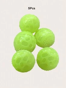 1pc Luminous Tpr Sound Producing High Bounce Dog Fetch Toy Ball - Green - View 10
