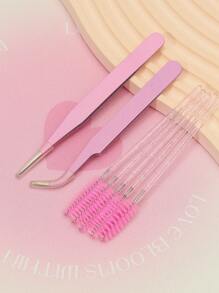 AYRMILLA Multi-Colored Eyelash Tool Set 5 Mascara Brushes And One Tweezers Are Complete And Convenient Eyelash Curler Eyelash Collection Kit - Multicolor - View 6