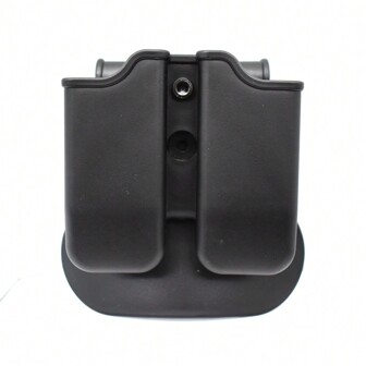 Funda multiusos de doble capa de 9 mm para porta-cargadores universal de rápido acceso