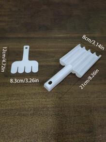 1 套创意厨房肉丸塑形模具、虾酱制作器、肉丸成型工具、肉丸勺、肉馅用具 - 白色 - 查看 8