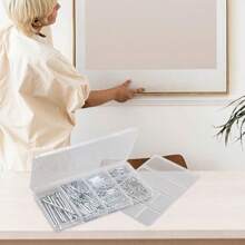 Đinh 800 chiếc đinh treo tranh Đinh hoàn thiện Đinh phần cứng Đinh tường Đinh nhỏ Đinh gỗ - Bạc - Xem 7