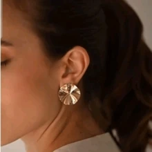 Stud Earrings - 金色 - 查看 5