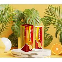 Kit 3x Vitamin C 1000g 10 Effervescent Tablets Orange Flavor - Khác - Xem 7