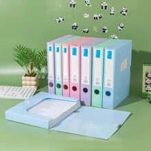 Caixa de Arquivo A4 Morand, Suporte de Documentos, Pasta de Arquivo de Contrato/Pessoal, Caixa de Armazenamento de Documentos de Plástico e Papel, De Volta às Aulas, Suprimentos Escolares