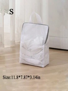 1 件网状洗衣袋洗漱袋、旅行网状洗衣洗漱袋、内衣洗衣篮洗衣袋收纳袋网洗衣机袋大容量脏衣袋、防变形衣物储物箱、耐用可重复使用烘干袋、织物机洗专用袋洗涤防护袋、适用于衬衫、长袜、服装和洗衣、家庭整理、适用于精致衣物、内衣、袜子和内衣返校用品