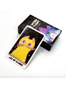 Cartas Tarot de Gatos Raros: ¡Adivina con una sonrisa! - Multicolor - Ver 1