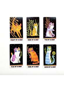 Cartas Tarot de Gatos Raros: ¡Adivina con una sonrisa! - Multicolor - Ver 7