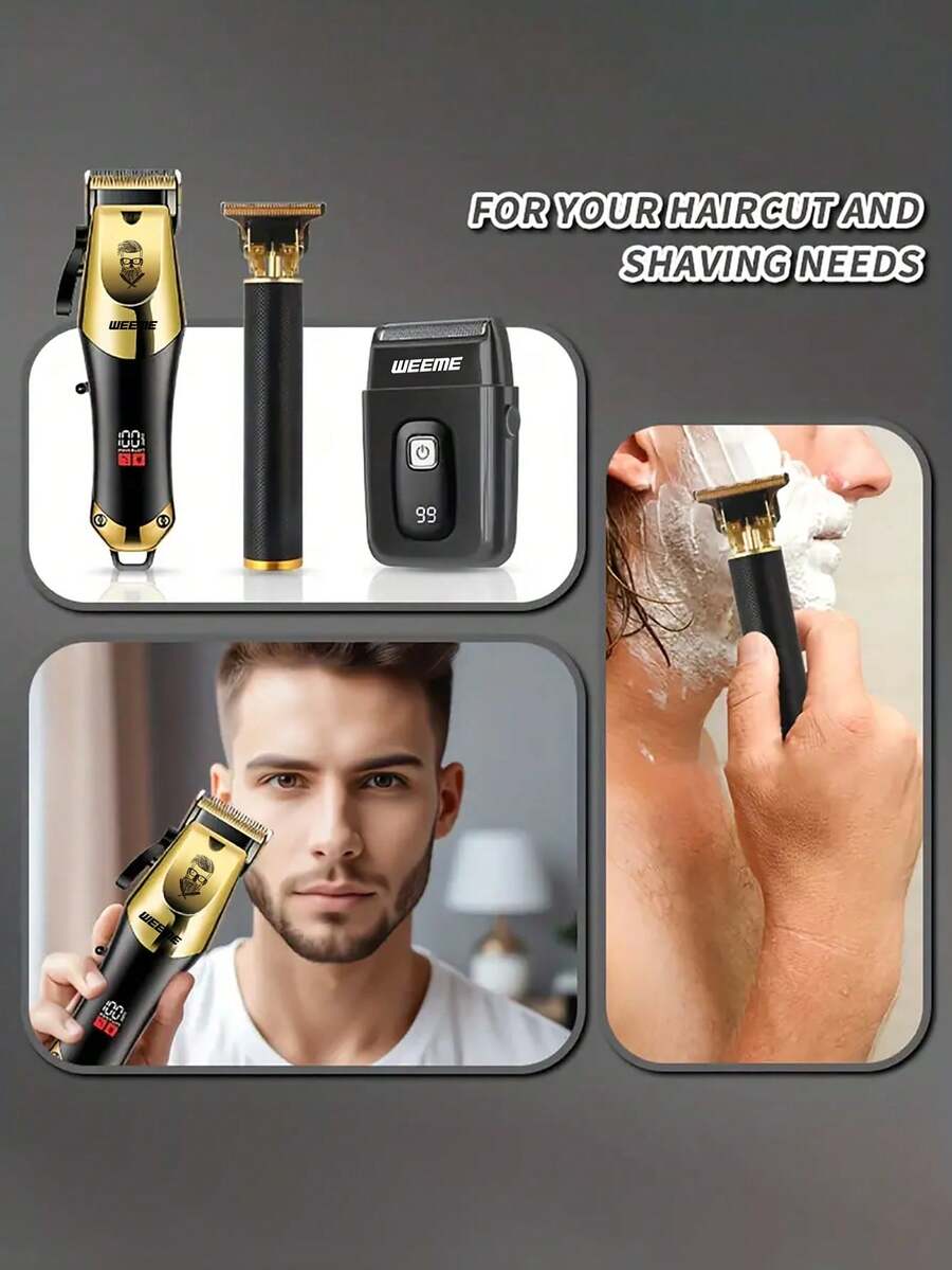 New Three Piece Intelligent Hair Clipper Set With Mother And Child