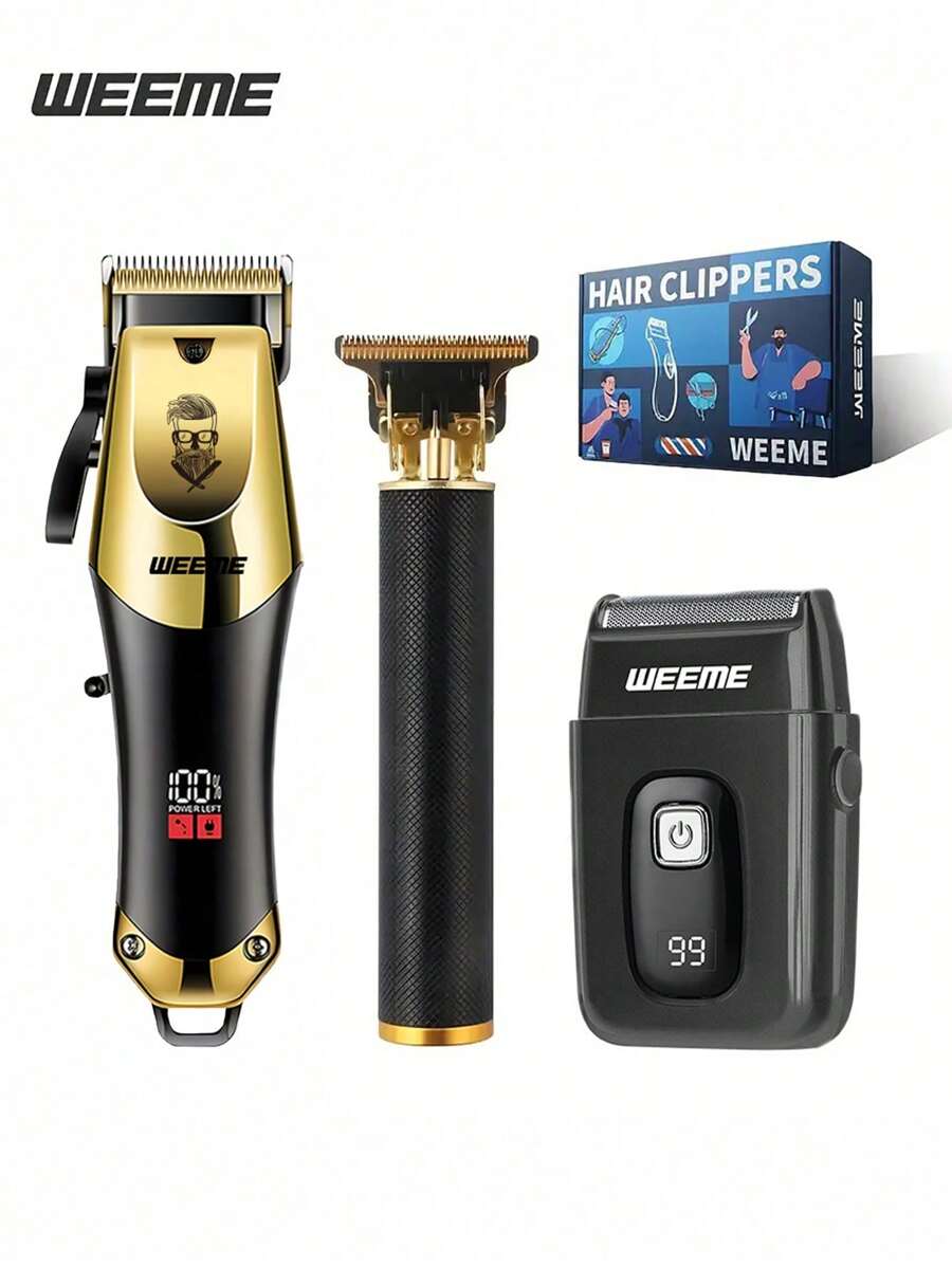 New Three Piece Intelligent Hair Clipper Set With Mother And Child