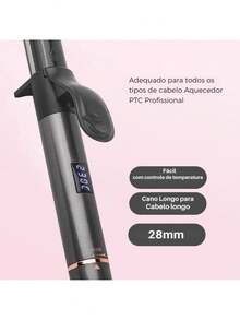 Curves Professional Titanium Ceramic Curling Iron Add To Favorites 28mm Bivolt - Nhiều màu - Xem 6