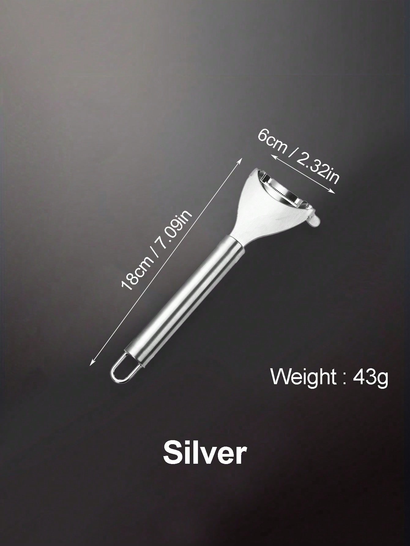 قشارة ذرة من الفولاذ المقاوم للصدأ قياس 7 بوصة، فا...