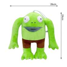 1pc New Smiling Friends Series Plush Doll, Random Delivery Of Frog Mr. Style/Label - Multicolor - View 15
